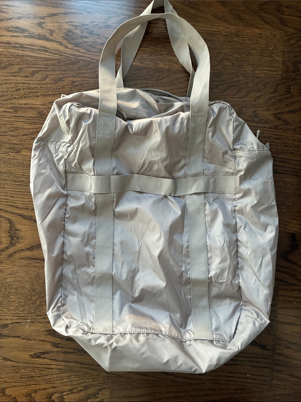 Muji water repellent tall boston bag